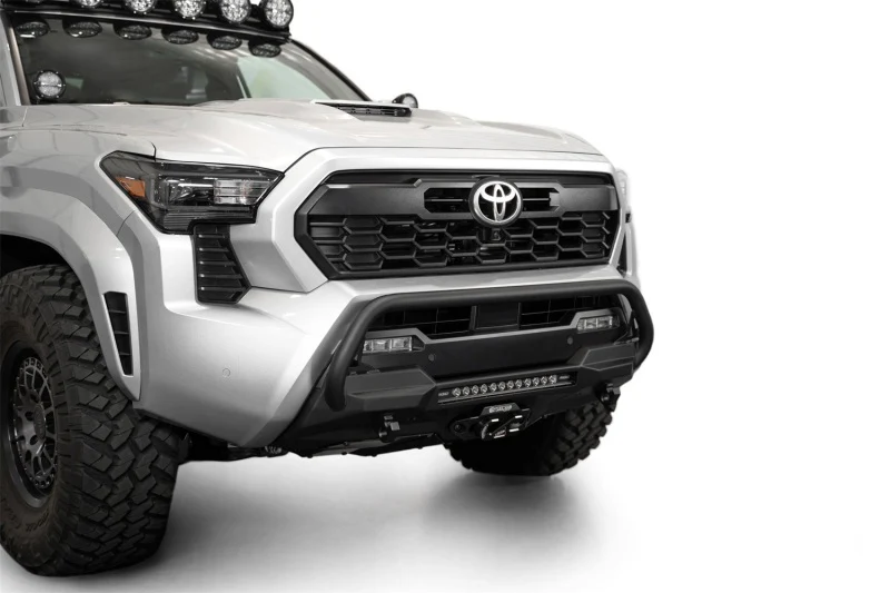 Addictive Desert Designs2024+ Toyota Tacoma Stealth Center Mount Winch Front Bumper w/ Top Hoop - Image 10