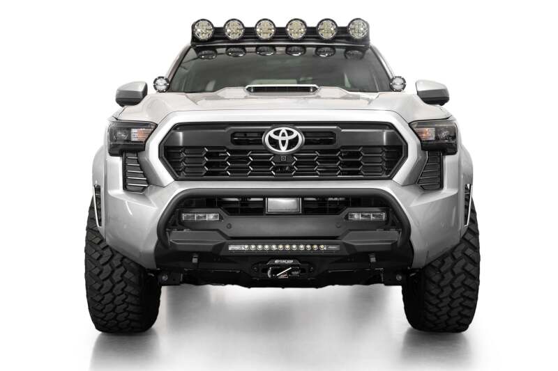 Addictive Desert Designs2024+ Toyota Tacoma Stealth Center Mount Winch Front Bumper w/ Top Hoop - Image 12