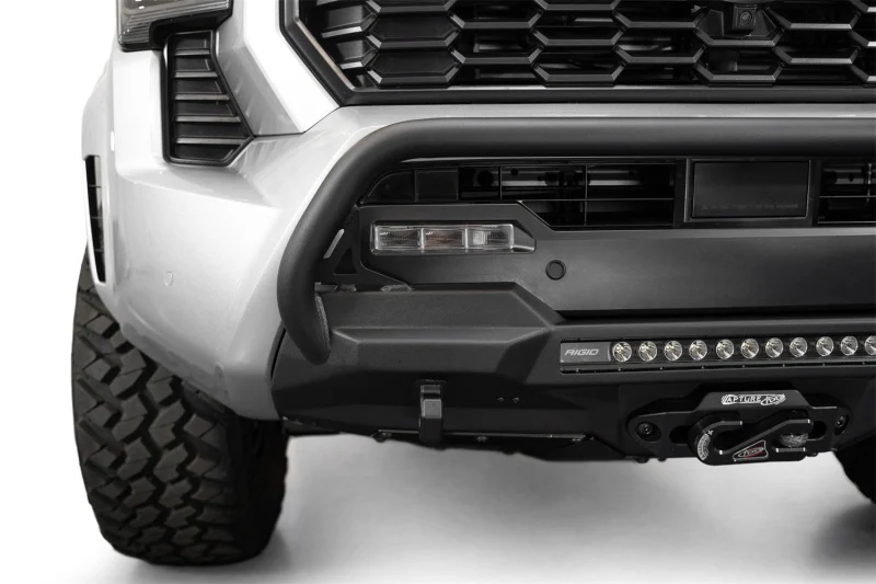 Addictive Desert Designs2024+ Toyota Tacoma Stealth Center Mount Winch Front Bumper w/ Top Hoop - Image 6