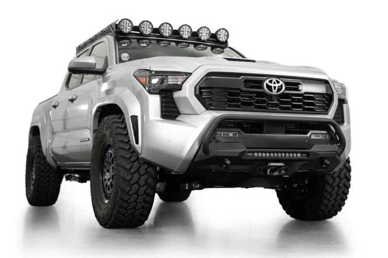 Addictive Desert Designs2024+ Toyota Tacoma Stealth Center Mount Winch Front Bumper w/ Top Hoop - Image 9