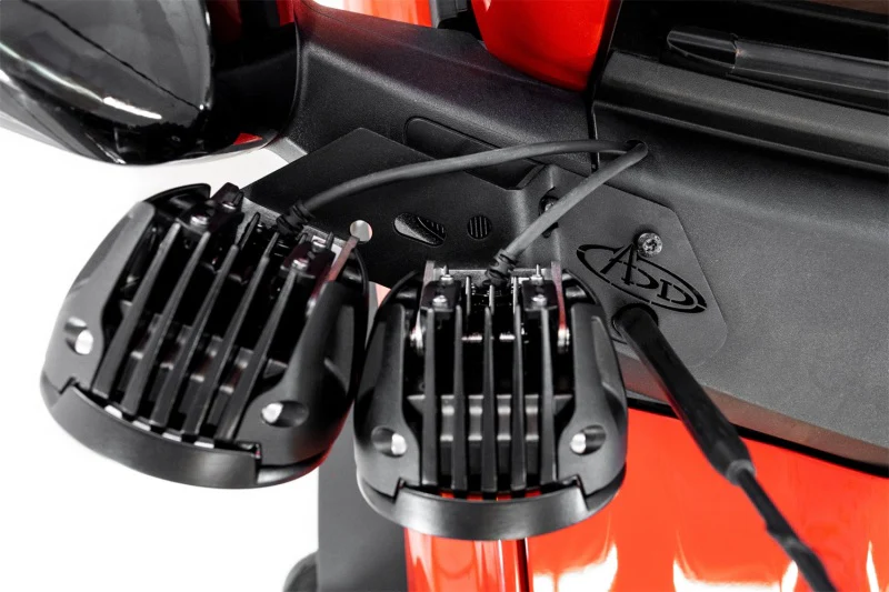 Addictive Desert Designs21-23 Ford Bronco/Raptor Dual Ditch Light Brackets - Image 14