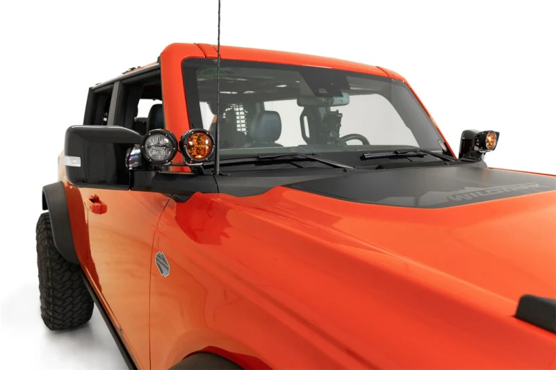 Addictive Desert Designs21-23 Ford Bronco/Raptor Dual Ditch Light Brackets - Image 8